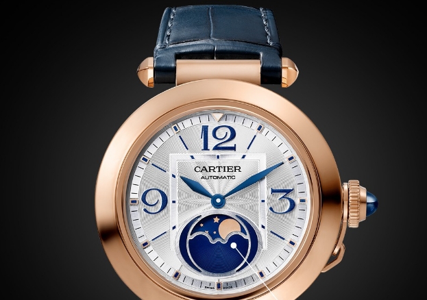 這只卡地亞全新月相表，氣質(zhì)拿捏了（圖）